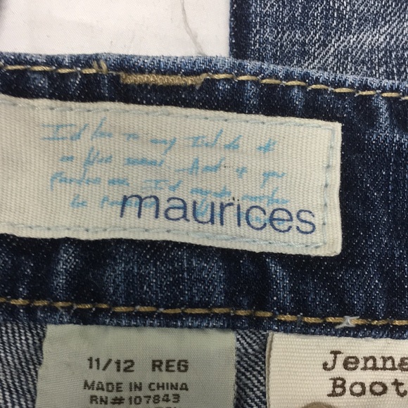 Maurices jenna boot jeans ladies sz 11/12 - Picture 3 of 8